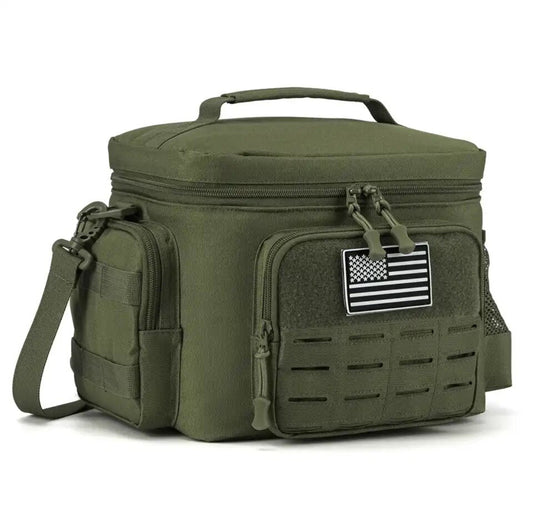 Large Durable Cool Box, Leakproof Cooler Bags with Detachable MOLLE Bag