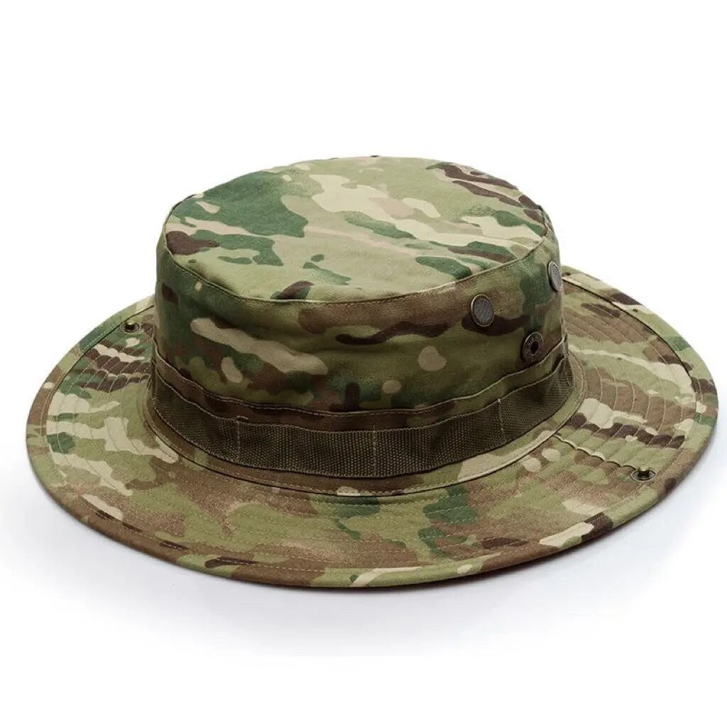 Tactical Camouflage Boonie Hat, UV Protection