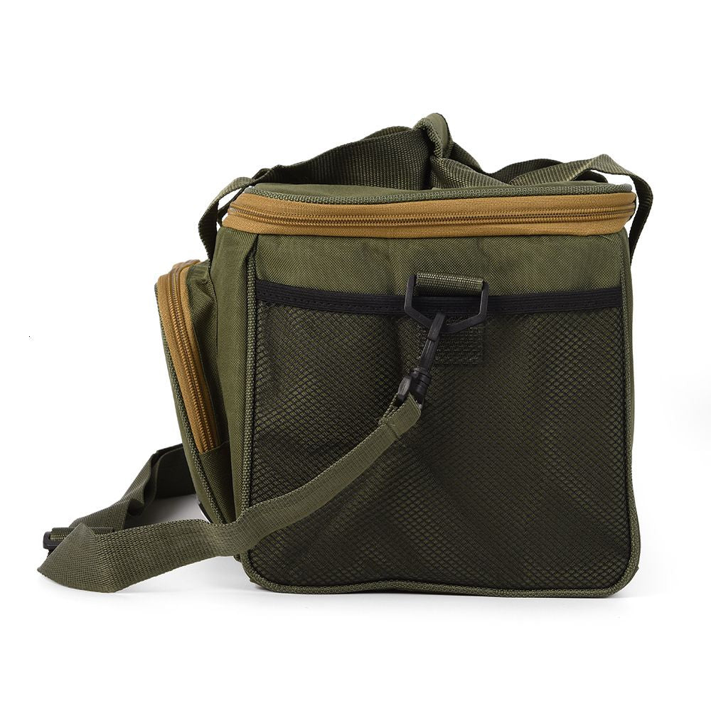 Portable Fishing Shoulder Bag, Multifunctional Canvas Tackle Bag