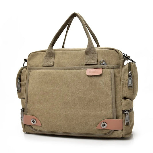 Canvas Mens Crossbody Shoulder Satchel Bags