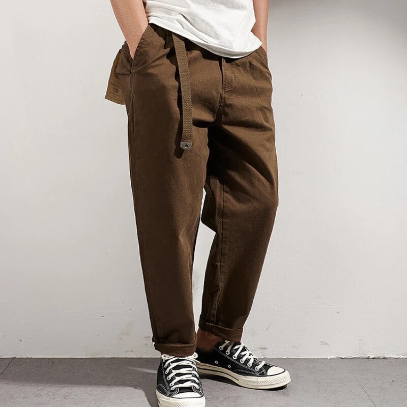 Casual Pants With Retro Loose Fit