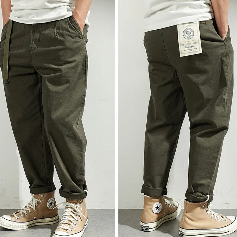 Casual Pants With Retro Loose Fit