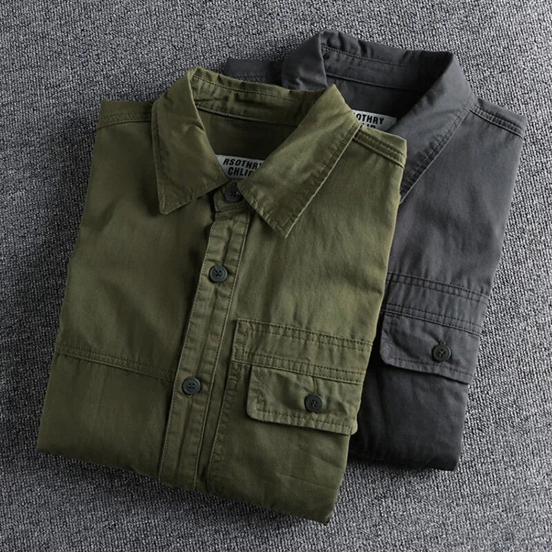 Men's Military Long Sleeve Work Jacket